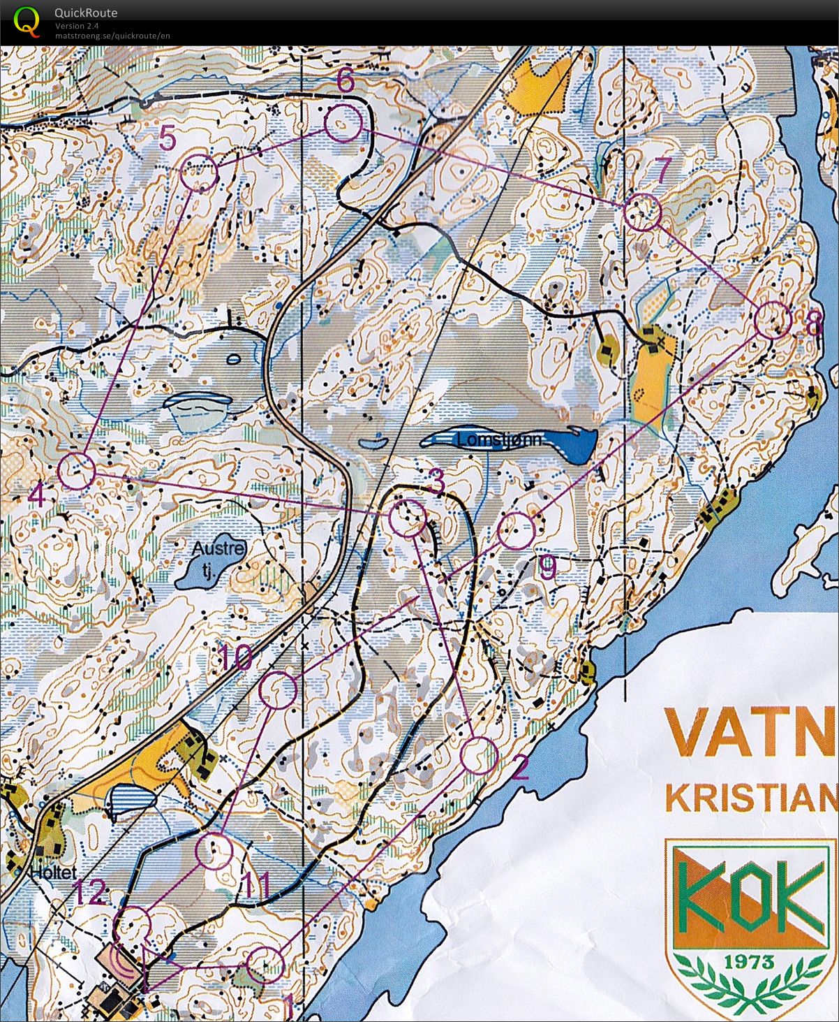 KM stafett VAOK / AAOK 3. etp (24.08.2014)