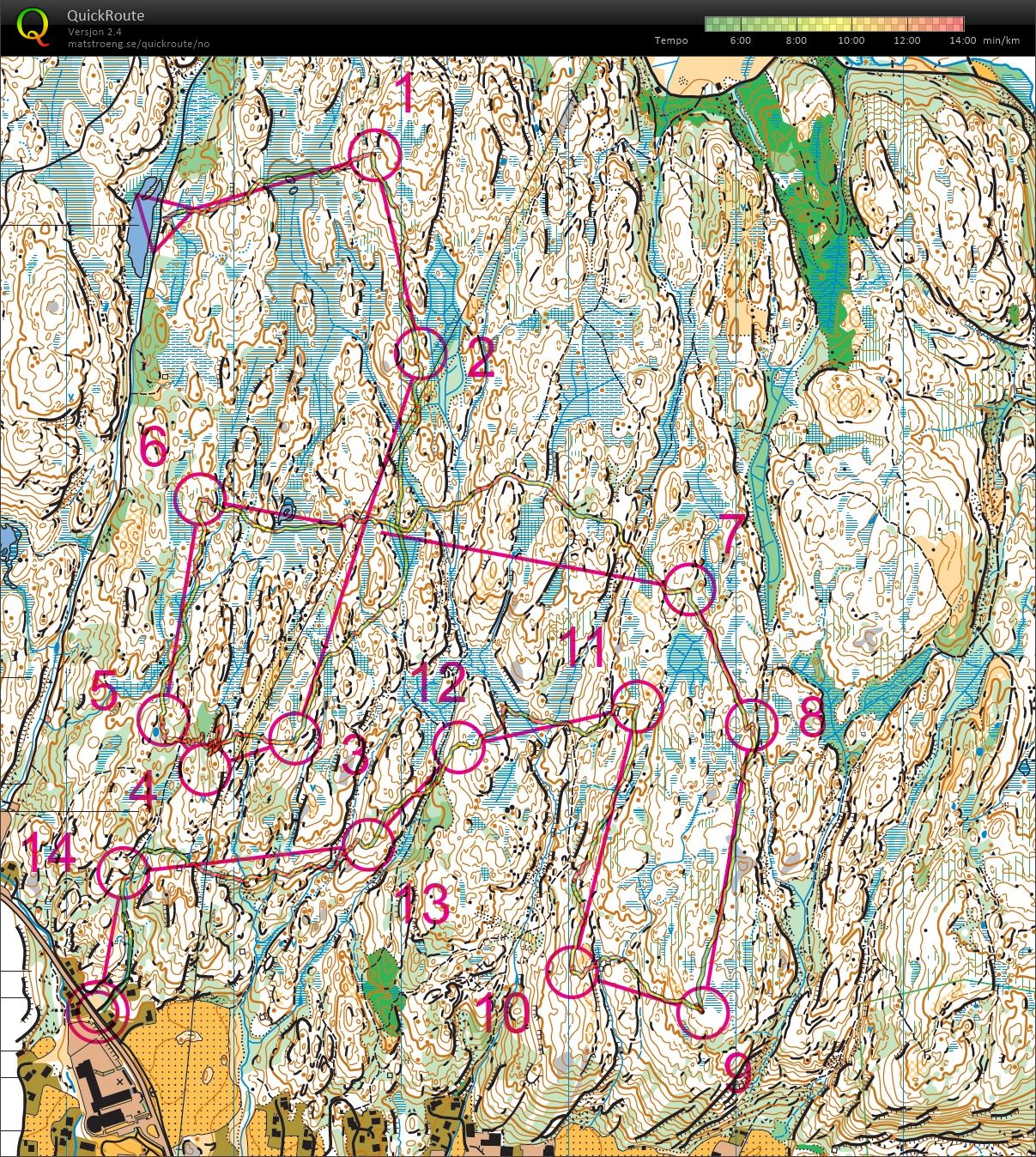 Selvtegna kart Tinntjønn (2018-04-18)