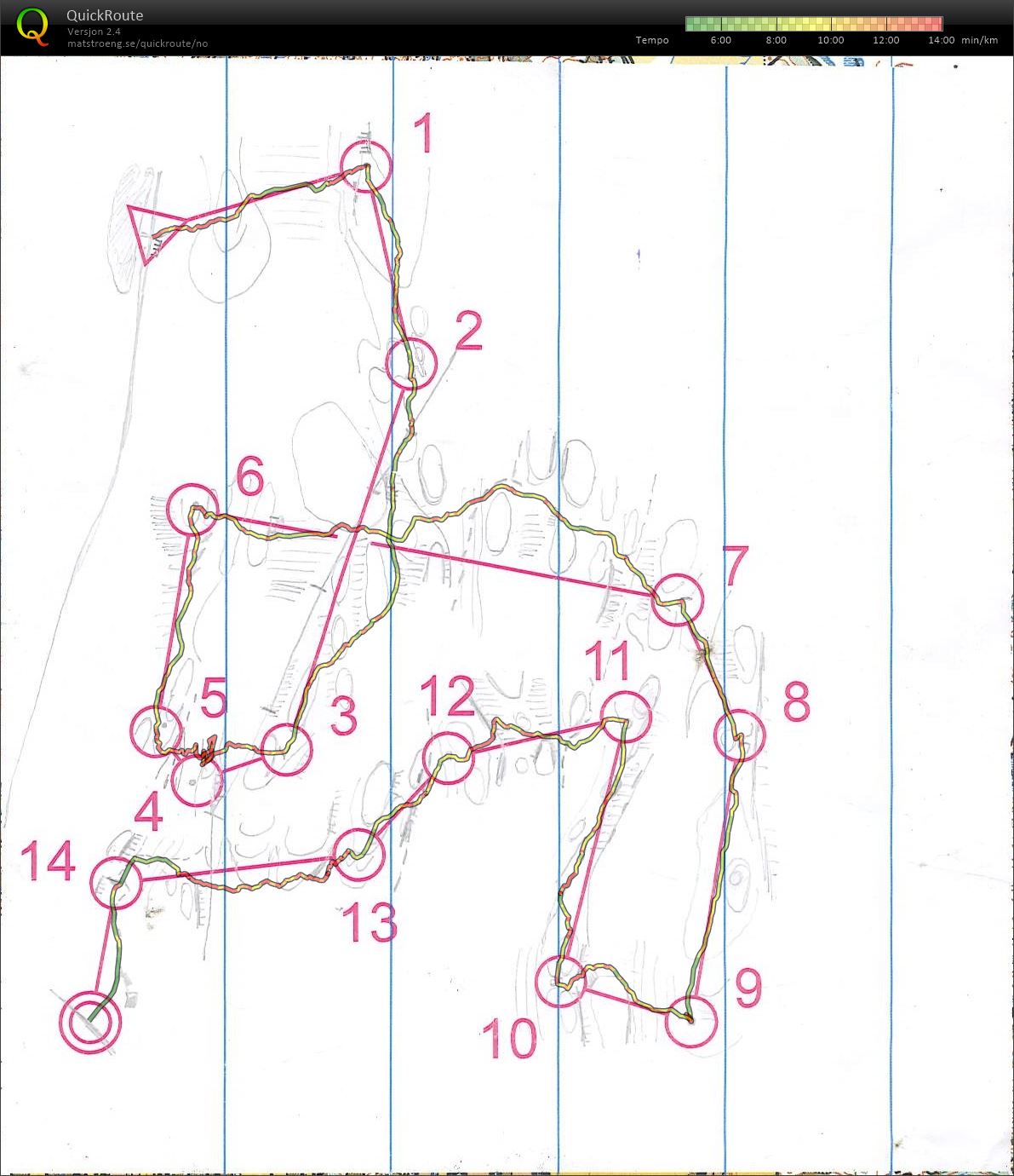 Selvtegna kart Tinntjønn (18-04-2018)