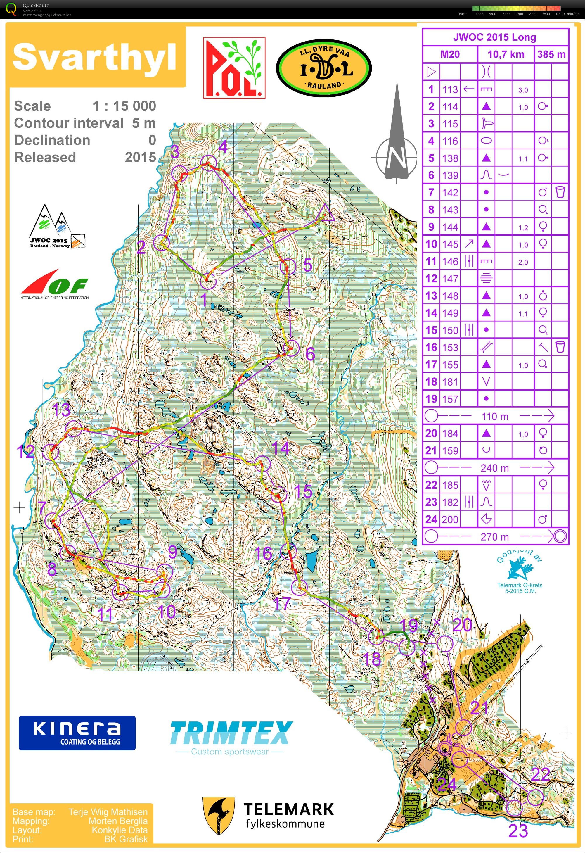 Gjennomløping av JWOC 2015 lang (2018-07-13)