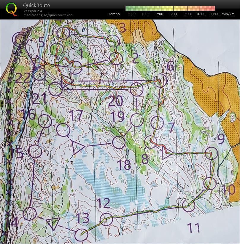 O-intervall Hensfjellet (28-08-2018)