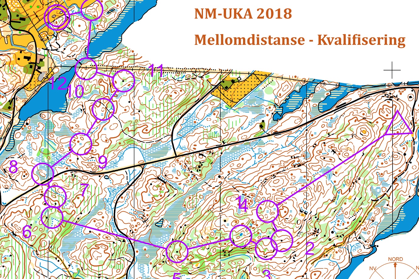 NM mellomdistanse kvalifisering - D21-1 (14.09.2018)