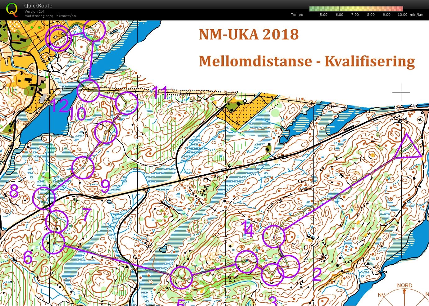 NM mellomdistanse kvalifisering - D21-1 (14-09-2018)