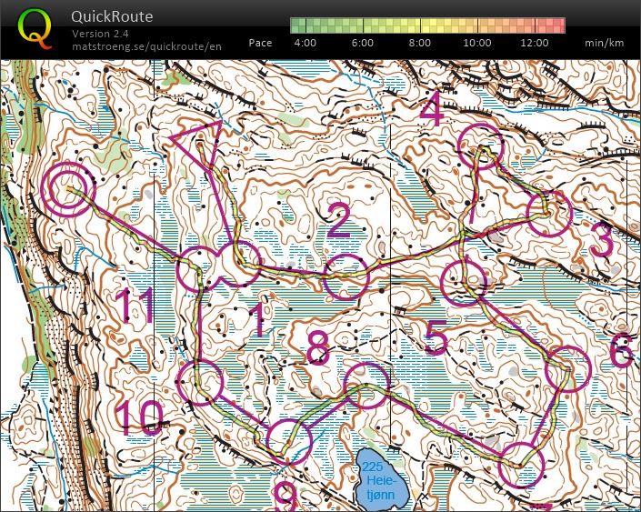 Ei lita løype på Sandnesheia (2019-03-30)