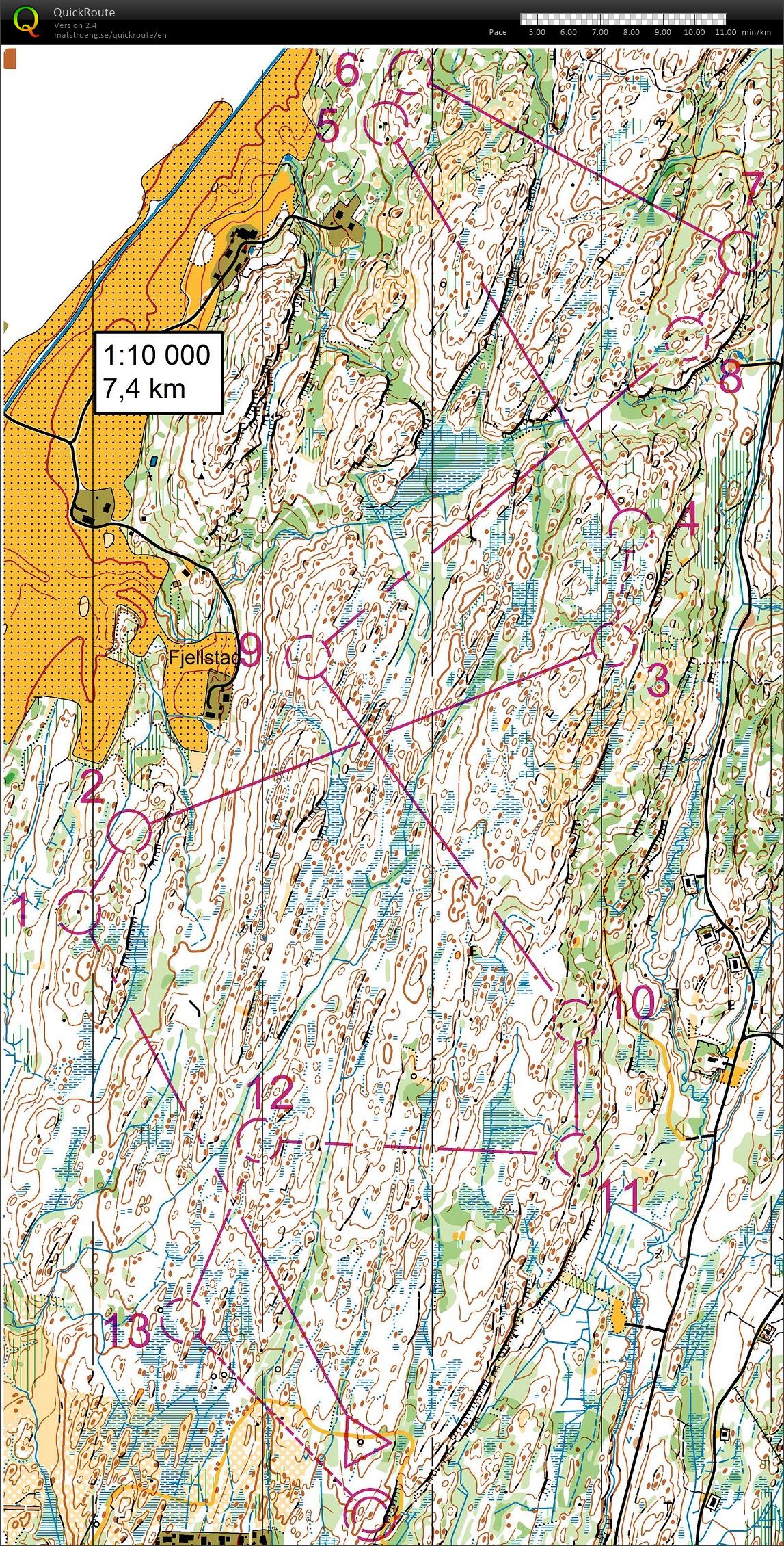 Semilangstrekk Kirkebygda (2019-07-10)