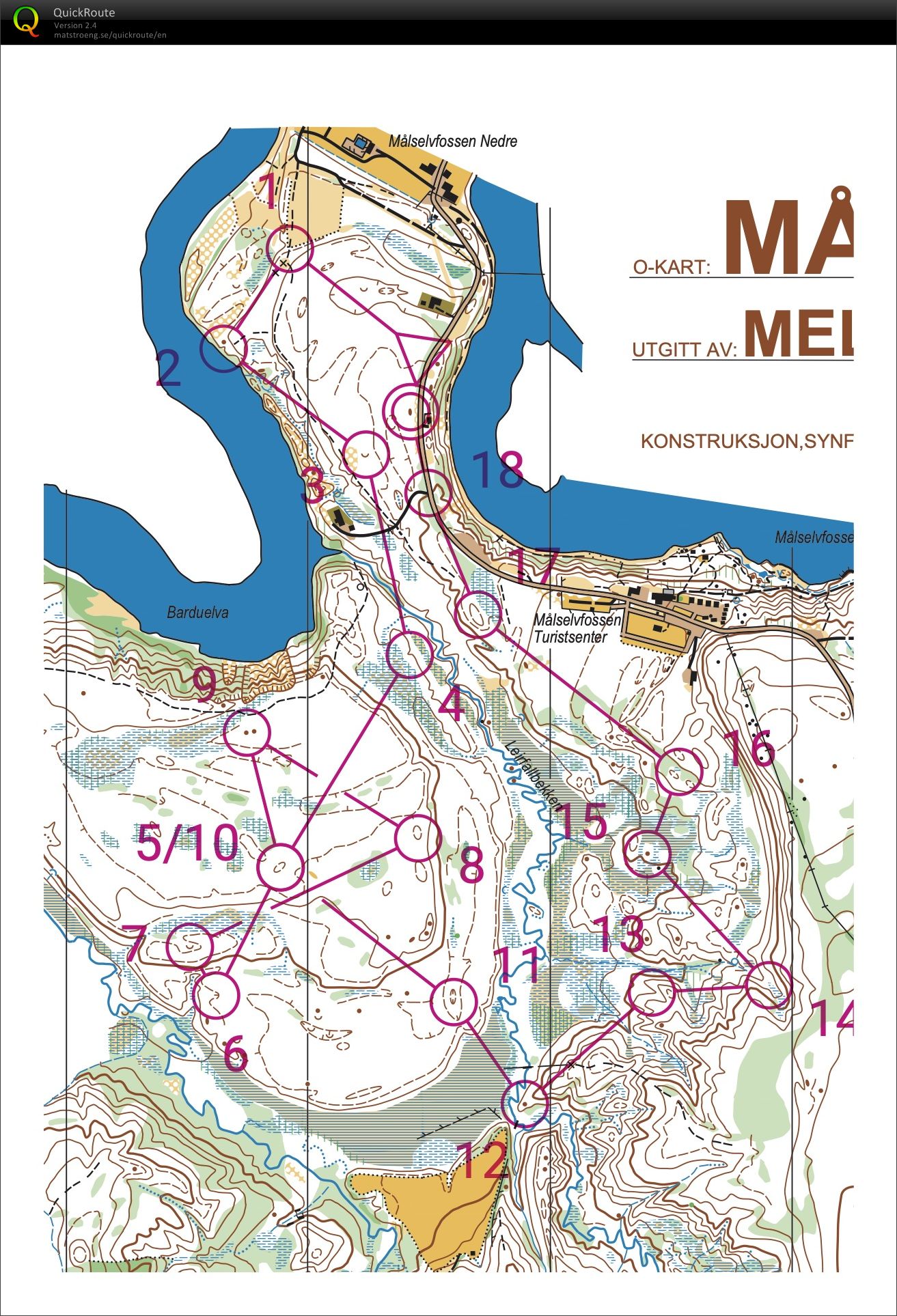 Mellembygd nærløp ved Målselvfossen (2020-06-07)