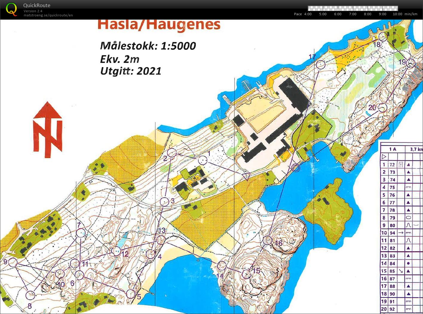 Natt-treningsløp Hasseltangen (24/11/2021)