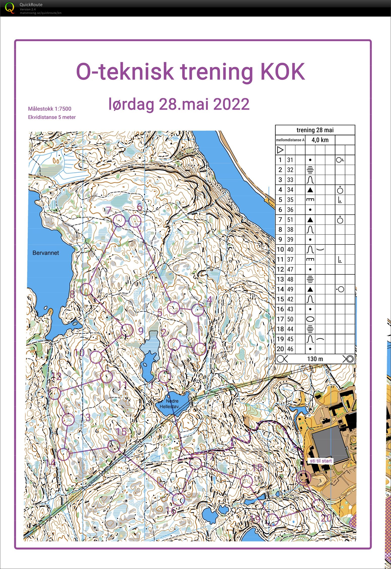 Rolig o-teknikk Bymarka (2022-05-26)