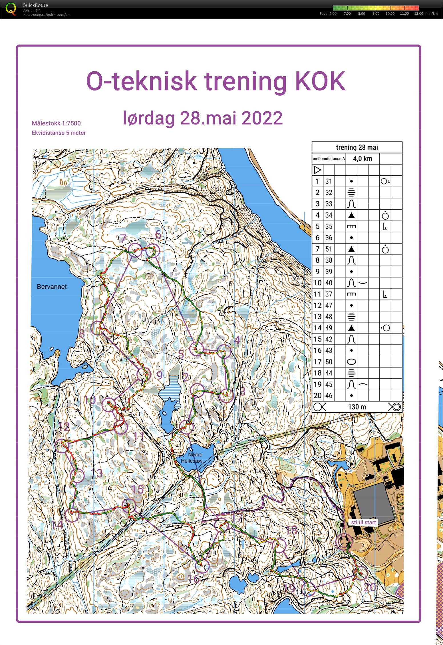 Rolig o-teknikk Bymarka (2022-05-26)