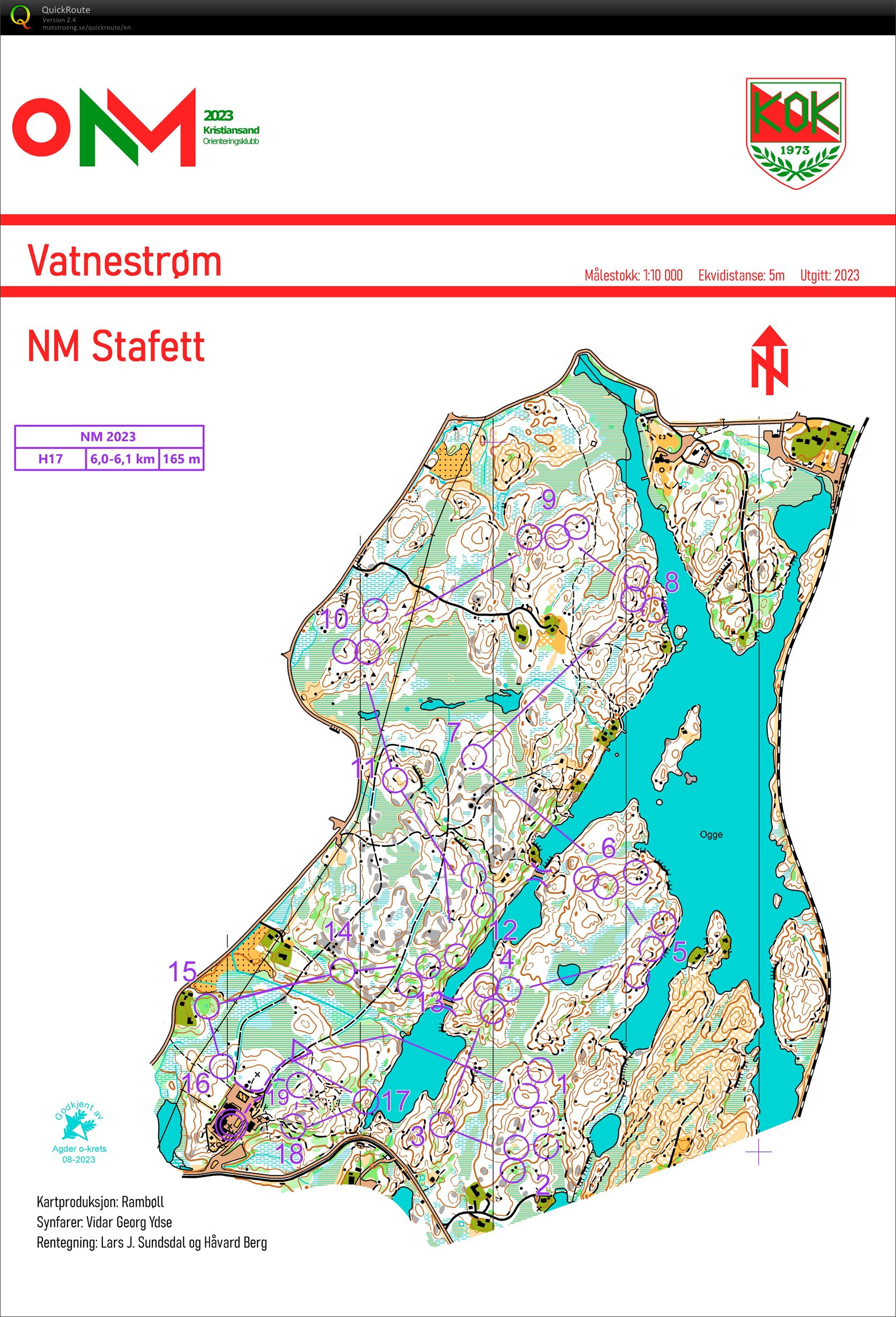 NM stafett KOK1 3. etp (03.09.2023)