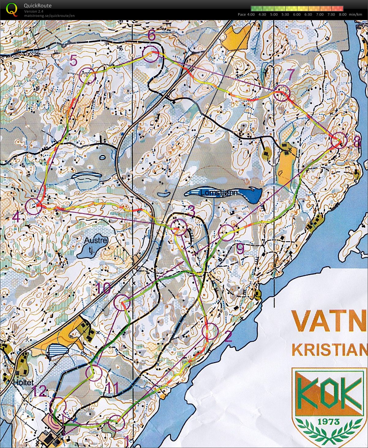 KM stafett VAOK / AAOK 3. etp (2014-08-24)